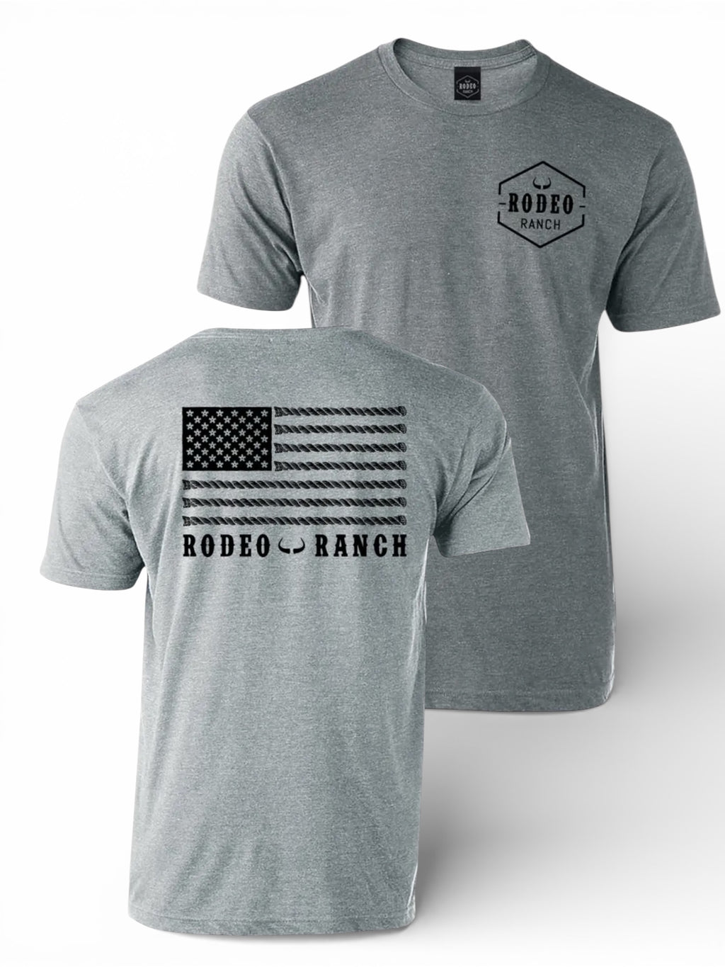 Rodeo Ranch Kurzarmhemd mit Spurflagge