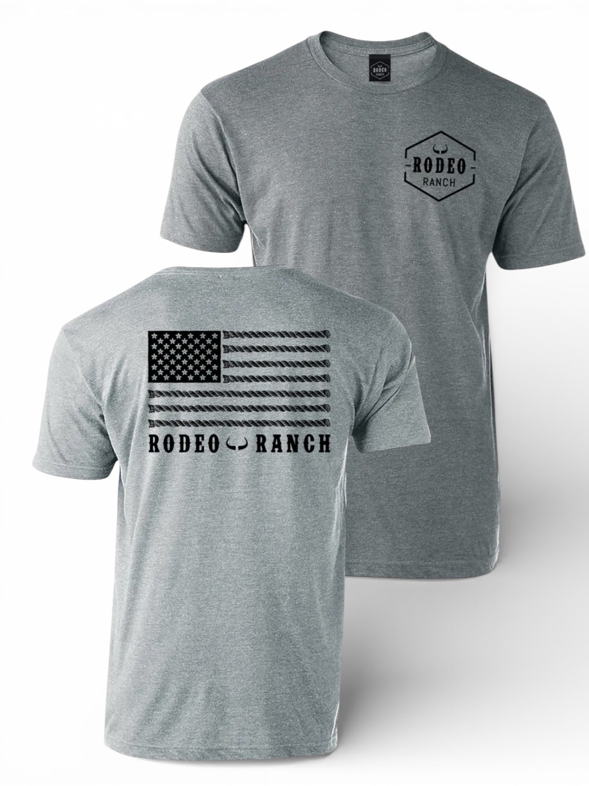 Rodeo Ranch Kurzarmhemd mit Spurflagge
